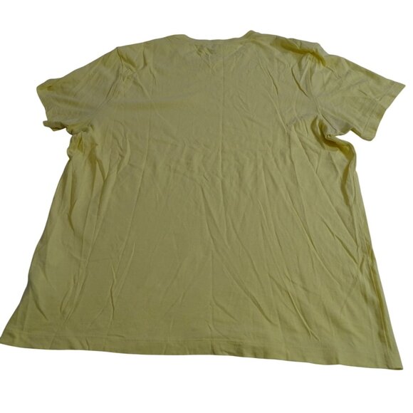 J Crew Yellow Washed Cotton Crew Neck T-Shirt Men Size L Short Sleeve - Picture 3 of 10